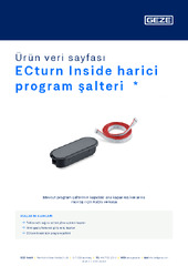 ECturn Inside harici program şalteri  * Ürün veri sayfası TR