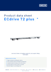 ECdrive T2 plus  * Product data sheet EN