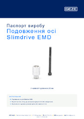Подовження осі Slimdrive EMD Паспорт виробу UK