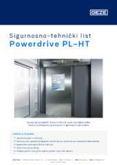 Powerdrive PL-HT Sigurnosno-tehnički list HR