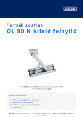 OL 90 N kifelé felnyíló Termék adatlap HU