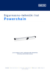 Powerchain Sigurnosno-tehnički list HR