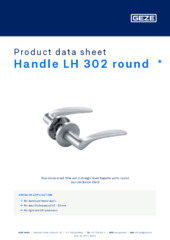 Handle LH 302 round  * Product data sheet EN