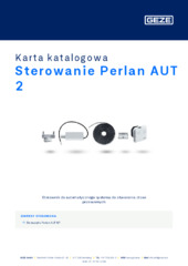 Sterowanie Perlan AUT 2 Karta katalogowa PL