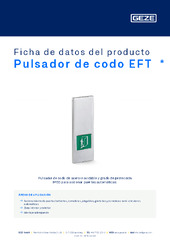 Pulsador de codo EFT  * Ficha de datos del producto ES