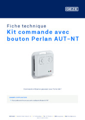 Kit commande avec bouton Perlan AUT-NT Fiche technique FR