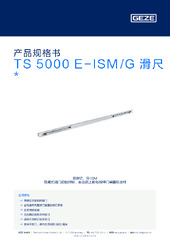 TS 5000 E-ISM/G 滑尺  * 产品规格书 ZH