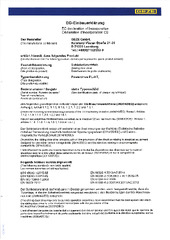 Einbauerklärung DE EN FR (808271)