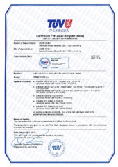 Type examination certificate DE EN (1944100)