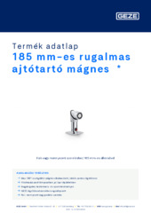 185 mm-es rugalmas ajtótartó mágnes  * Termék adatlap HU