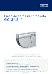 GC 342  * Ficha de datos del producto ES