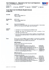 Type examination certificate EN (52081)