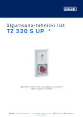 TZ 320 S UP  * Sigurnosno-tehnički list HR