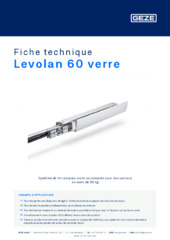 Levolan 60 verre Fiche technique FR