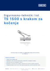 TS 1500 s krakom za kočenje Sigurnosno-tehnički list HR