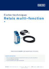Relais multi-fonction  * Fiche technique FR