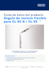 Ángulo de reenvío flexible para OL 90 N / OL 95  * Ficha de datos del producto ES