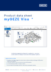 myGEZE Visu  * Product data sheet EN