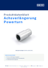Achsverlängerung Powerturn Produktdatenblatt DE