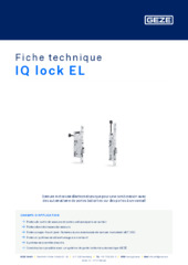 IQ lock EL Fiche technique FR