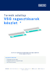 VSG ragasztósarok készlet  * Termék adatlap HU
