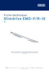 Slimdrive EMD-F/R-IS  * Fiche technique FR