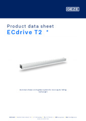 ECdrive T2  * Product data sheet EN