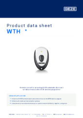 WTH  * Product data sheet EN