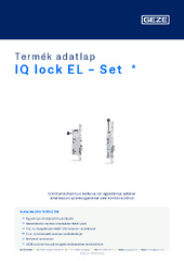 IQ lock EL - Set  * Termék adatlap HU
