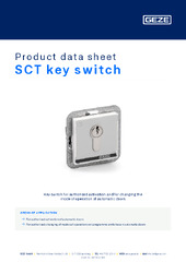 SCT key switch Product data sheet EN