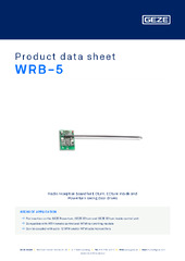 WRB-5 Product data sheet EN