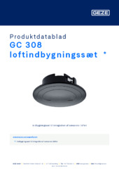 GC 308 loftindbygningssæt  * Produktdatablad DA