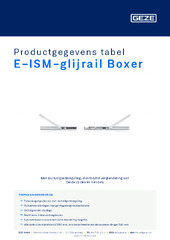 E-ISM-glijrail Boxer Productgegevens tabel NL