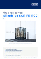 Slimdrive SCR FR RC2  * Ürün veri sayfası TR