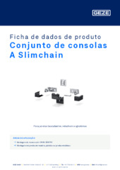 Conjunto de consolas A Slimchain Ficha de dados de produto PT