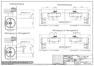 Installation drawing (12201)