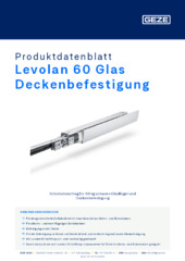 Levolan 60 Glas Deckenbefestigung Produktdatenblatt DE