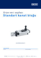 Standart kanat bloğu Ürün veri sayfası TR