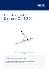 Schere OL 320 Produktdatenblatt DE