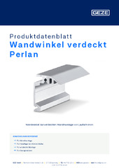 Wandwinkel verdeckt Perlan Produktdatenblatt DE