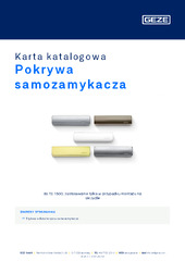 Pokrywa samozamykacza Karta katalogowa PL