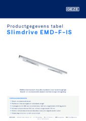 Slimdrive EMD-F-IS Productgegevens tabel NL