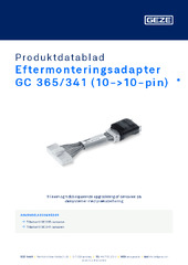 Eftermonteringsadapter GC 365/341 (10->10-pin)  * Produktdatablad DA