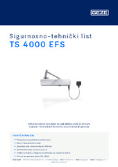 TS 4000 EFS Sigurnosno-tehnički list HR