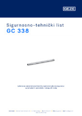 GC 338 Sigurnosno-tehnički list HR