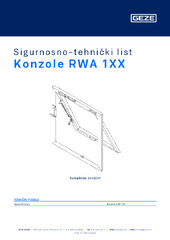 Konzole RWA 1XX Sigurnosno-tehnički list HR