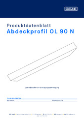 Abdeckprofil OL 90 N Produktdatenblatt DE