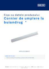 Cornier de umplere la buiandrug  * Fișa cu datele produsului RO