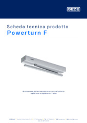 Powerturn F Scheda tecnica prodotto IT