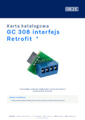 GC 308 interfejs Retrofit  * Karta katalogowa PL